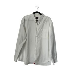Untuckit Russian River Shirt Men's XXXL White Oxford Button‎ Down Long Sleeve